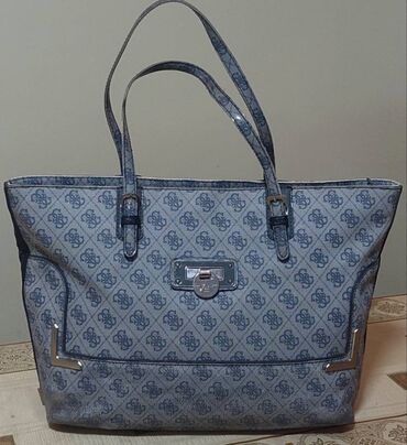 guess torbe crne: Torba za rame, Guess, Materijal: Koža