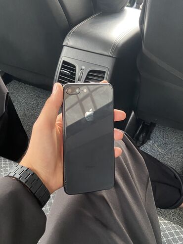 айфон 8 буу: IPhone 8 Plus, Б/у, 64 ГБ, Черный, Чехол, 85 %