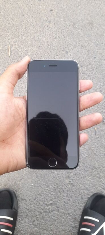 IPhone 6s, 128 GB, Space Gray, Barmaq izi