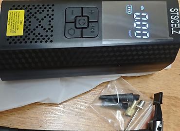 avtomobil hava nasosu: STSCELZ portativ hava kompressoru (avtomatik pompa) - Rəqəmsal LED — 3