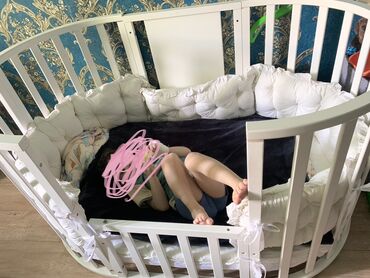двухъярусные кровати для мальчиков: Детская односпальная кровать, Б/у, Для девочки, Для мальчика, С бортиком, Дерево, Самовывоз