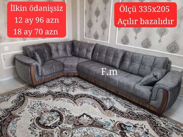 Masa və oturacaq dəstləri: Künc divan, Yeni, Açılan, Bazalı, Şəhərdaxili pulsuz çatdırılma