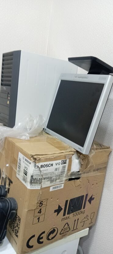 komputerlər ucuz: Fujitsu Siemens stolüstü kompüter + Samsung SyncMaster LCD monitor
