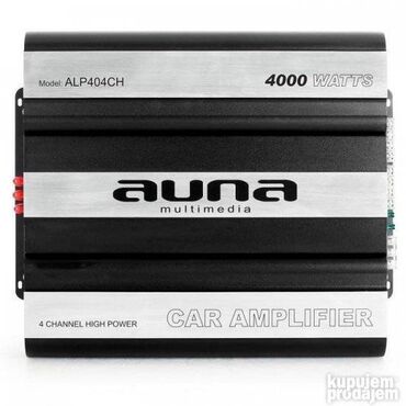 Audio oprema za auto: Auna 4000 watts
nekorisceno auto pojacalo. 
fixno 60e
