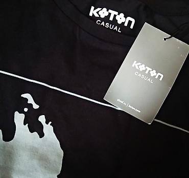 Yeni fudbolka. S, M razmere gedir. Koton firmasi