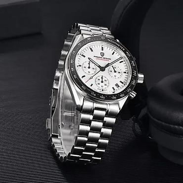 Ručni satovi: PAGANI DESIGN PD-1701 -40mm-Bela-Omega Speedmaster Moonwatch Potpuno — 3