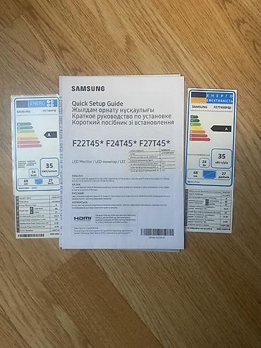 dubayski iphone 12: Samsung F27T450FQ 27" LED monitor - Ekran: 27 düym, 68 sm diaqonal - — 3