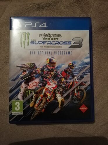 Sport i hobi: Igrica za PS4 Supercross 3, korišćena. Preuzimanje lično ili