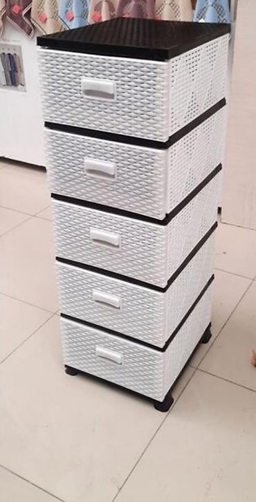 donuz sala: Material: möhkəm plastik, rattan toxuma effektli ön panellər - Rəng — 8