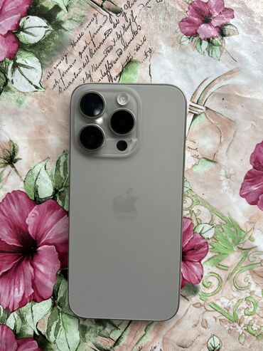 İnformatika: IPhone 15 Pro, 128 GB, Natural Titanium, Barmaq izi, Face ID