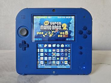pleystation 4: ​🎮 Nintendo 2DS Electric Blue ​🛸 Отличная портативная консоль в ярком — 3