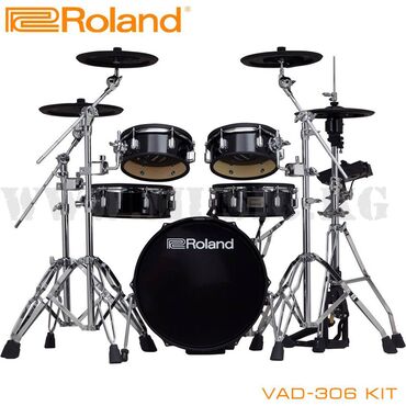 Барабаны: Цифровая ударная установка roland vad-306 kit roland vad306 —