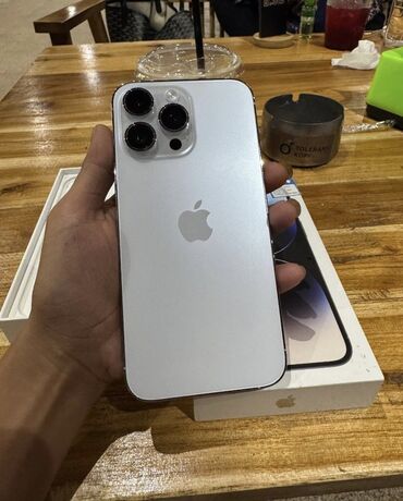 redmi not 10 c: IPhone 14 Pro, 256 GB, White Titanium, Zəmanət, Face ID, Sənədlərlə