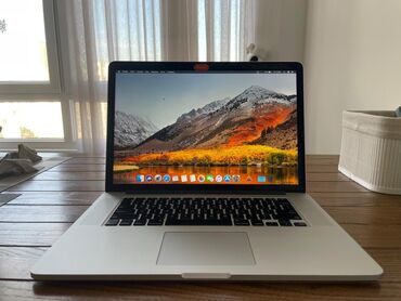 цена макбук: Apple, 16 ГБ ОЗУ, Intel Core i7, 15.4 ", Б/у, память SSD