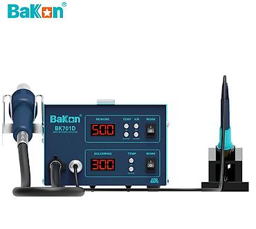 Паяльники: Bakon BK701D Intelligent 2 in 1 – Havya və İsti Hava Lehimləmə — 1