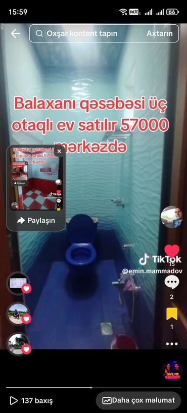 1 комнатные квартиры в баку новостройка: Bakı, Balaxanı qəs., 4 otaqlı, Köhnə tikili, m. Koroğlu, 100 kv. m