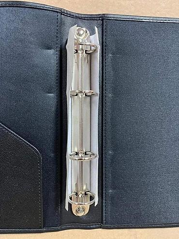 torba za dokumente: Rotary kožna fascikla/planer sa mehanizmom za listove - Materijal — 5