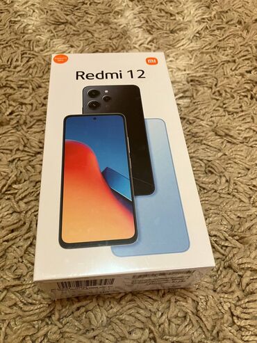 Redmi: Redmi, Redmi 12, Новый, 256 ГБ, цвет - Синий, 2 SIM