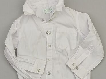 biała koszula z długim rękawem: Koszula 1.5-2 lat, stan - Bardzo dobry, wzór - Jednolity kolor, kolor - Biały