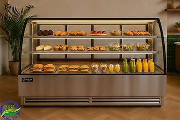 Холодильные витрины: Для напитков, Для молочных продуктов, Для мяса, мясных изделий, Китай, Россия, Новый — 3