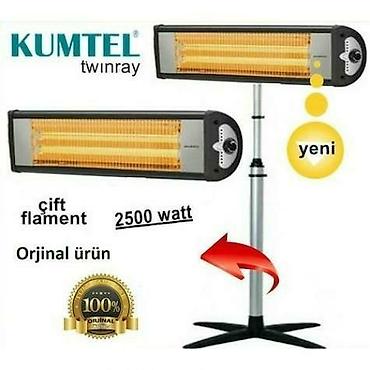 kumtel radiator: Qizdirici qızdırıcı pec peç Kumtel Twinray Turk istehsali 2500 watt — 9