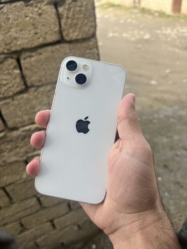 iphone 13 ikinci əl: IPhone 13, 128 GB, Ağ, Face ID