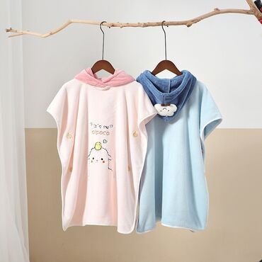 Другие товары для детей: Полотенце-накидка детский банный халат с капюшоном — 4