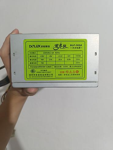 pc case: Блок питания, Б/у, Delux, 360 Вт, 360 Вт — 2