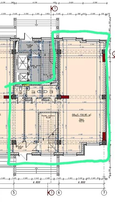 Продажа офисов: Продажа офисов 131 м², С ремонтом, Без мебели, Многоэтажное здание, 1 этаж — 11