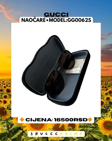 baterija za rucni sat cena: Sunglasses, Gucci, color - Black