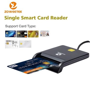 crne platforme 38: USB 2.0 čitač kartica USB 2.0 Smart Card Reader Memory For ID Bank