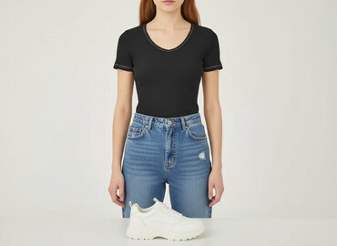 stradivarius buty sandały: Stradivarius, T-shirt damski, rozmiar XS