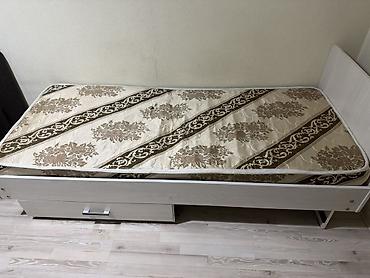 bunk bed: Односпальная кровать, Б/у, С матрасом, длина - 195 см — 3