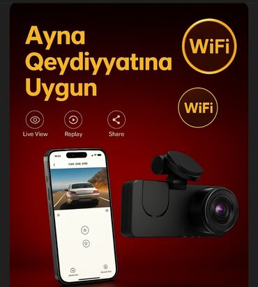 Мониторы: Ayna qeydiyyatına uyğun, iki kameralı Wi-Fi videoqeydiyyatçı. Bu cihaz