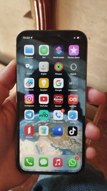 mobile aksesuar: IPhone 12 Pro, 128 GB, Graphite, Barmaq izi, Face ID