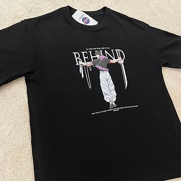 tech flees: 🔥 Стильная футболка BEHIND — твой новый образ! 🔥 Размер: XL 👕 Цена — 3