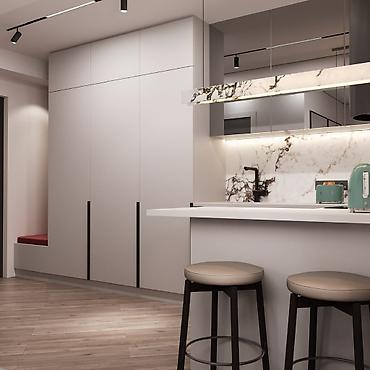 1 комната, 30 м², Элитка, 9 этаж, Дизайнерский ремонт