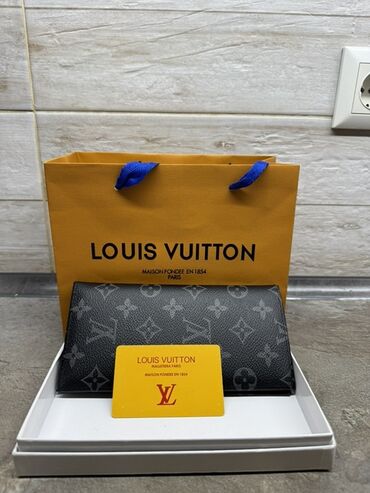 кошелек мужской baellerry: Кошелек, Louis Vuitton, Экокожа, Мужские, Новый