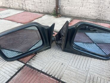 Зеркала: Боковое левое Зеркало BMW 1991 г., Б/у, цвет - Зеленый, Оригинал