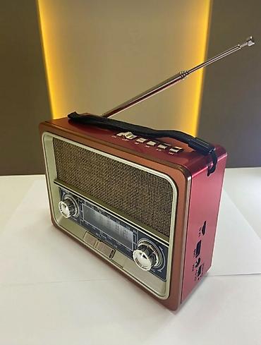 flashkart: Nostalji görünüşlü səs gücləndirici Fm radio Bluetooth USB flashkart — 6