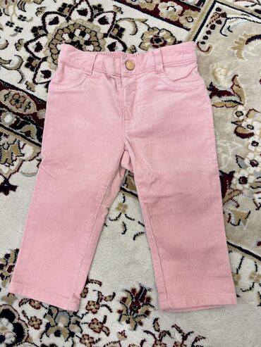 детские колготки: Джинсы и брюки, цвет - Розовый, Б/у