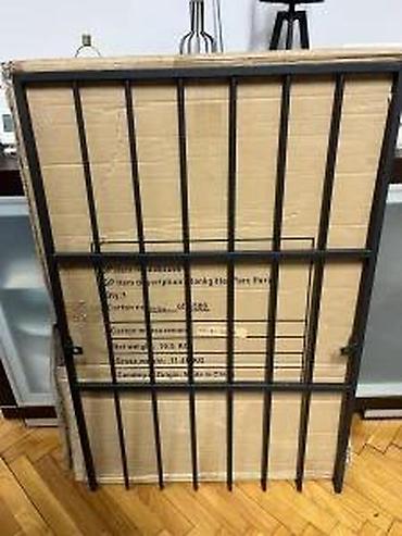 Baštenska dekoracija: Metalna rešetka/ukrasni panel za zid ili prozor - Materijal: crno — 8