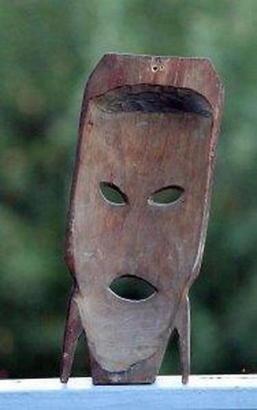 Ostali antikviteti: Maska AFRIČKA umetnost 30cm. Mid-Century. ORIGINAL. Afrička maska — 7