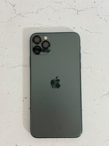 wifi антенна: IPhone 11 Pro, Б/у, 256 ГБ, Matte Midnight Green, Зарядное устройство, Чехол, 85 %