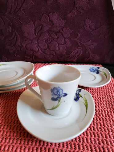 Kuhinjski setovi: Soljice nove,vintaz porcelanske za kafu. Solje pun porcelan,natpis na lalafo.rs — 6 Kuhinjski setovi: Soljice nove,vintaz porcelanske za kafu. Solje pun porcelan,natpis — 6