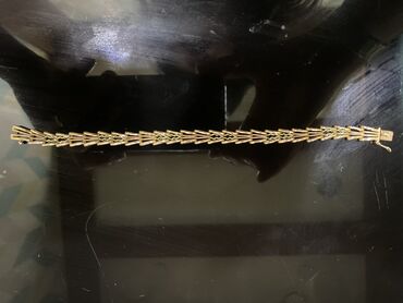 золотые браслеты женские 585: Золотой браслет и кольцо Вес браслет 7.32 Проба 585 Размер 17.5