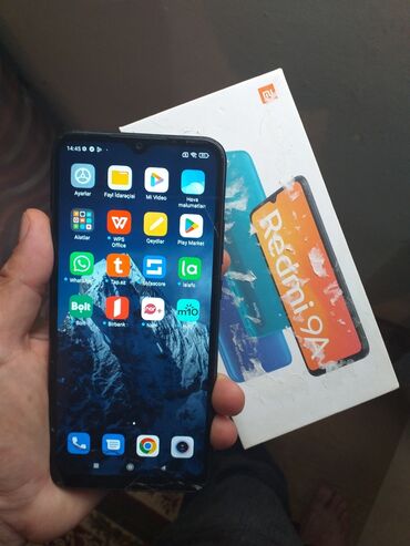 Информатика: Redmi 9A, 32 ГБ, цвет - Черный, Face ID