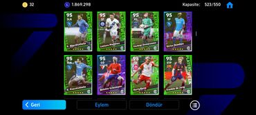 Kolleksiya kartları: EFootball hesabı – güclü komanda və zəngin kart kolleksiyası - — 18