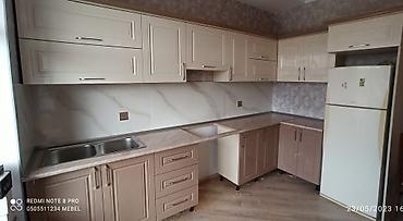 Sifarişlə mətbəx mebeli: Sifarişlə mətbəx dəsti, Özü çəkən petlələr, MDF, Kredit yoxdur, Pulsuz çatdırılma, Rayonlara çatdırılma — 4