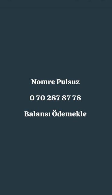 200 lə başlayan nömrələr: Номер: ( 070 ) ( 2108778 )